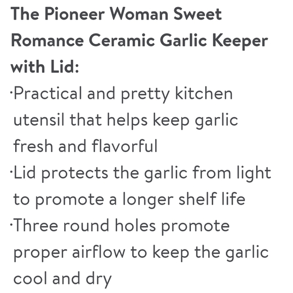 ❤️ New Pioneer Woman Sweet Romance Gingham Potatoe, Onion & Garlic Keepe… - Picture 7 of 8